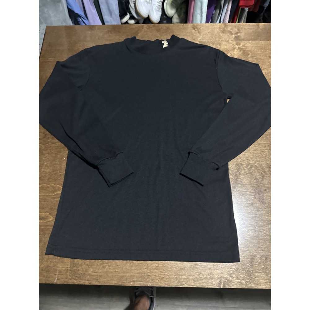 Vtg Purdue  Majestic Diamond Collection Mock Turtleneck Men's Large Made In USA‎